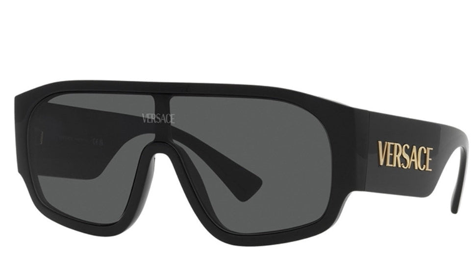 VERSACE LOGO SHIELD SUNGLASSES