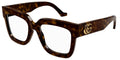 GUCCI WOMEN'S  EYEGLASSES GG15490 (DARK HAVANA)