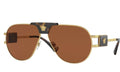 VERSACE MEN'S PILOT SUNGLASSES