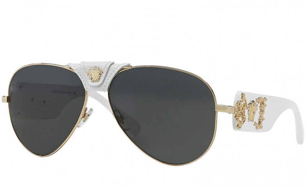 VERSACE  VE2150Q  AVIATOR SUNGLASSES