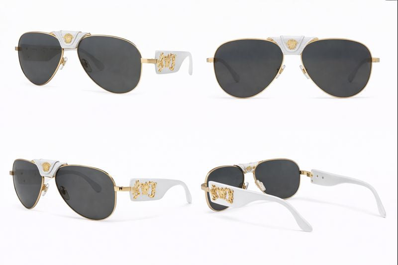 VERSACE  VE2150Q  AVIATOR SUNGLASSES