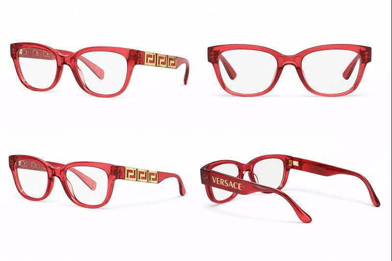 VERSACE DEMO CATEYE EYEGLASSES