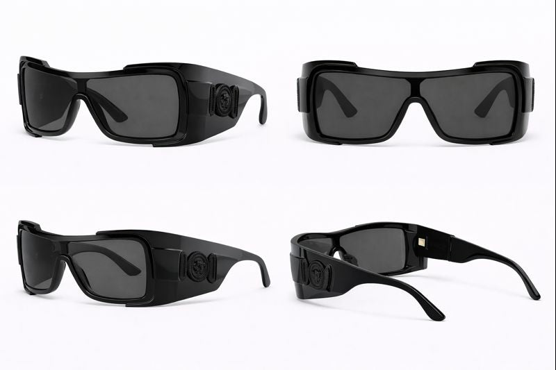 VERSACE MAXI MEDUSA BIGGIE SHEILD SUNGLASSES